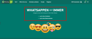 WhatsApp Sim Prepaid Tarif